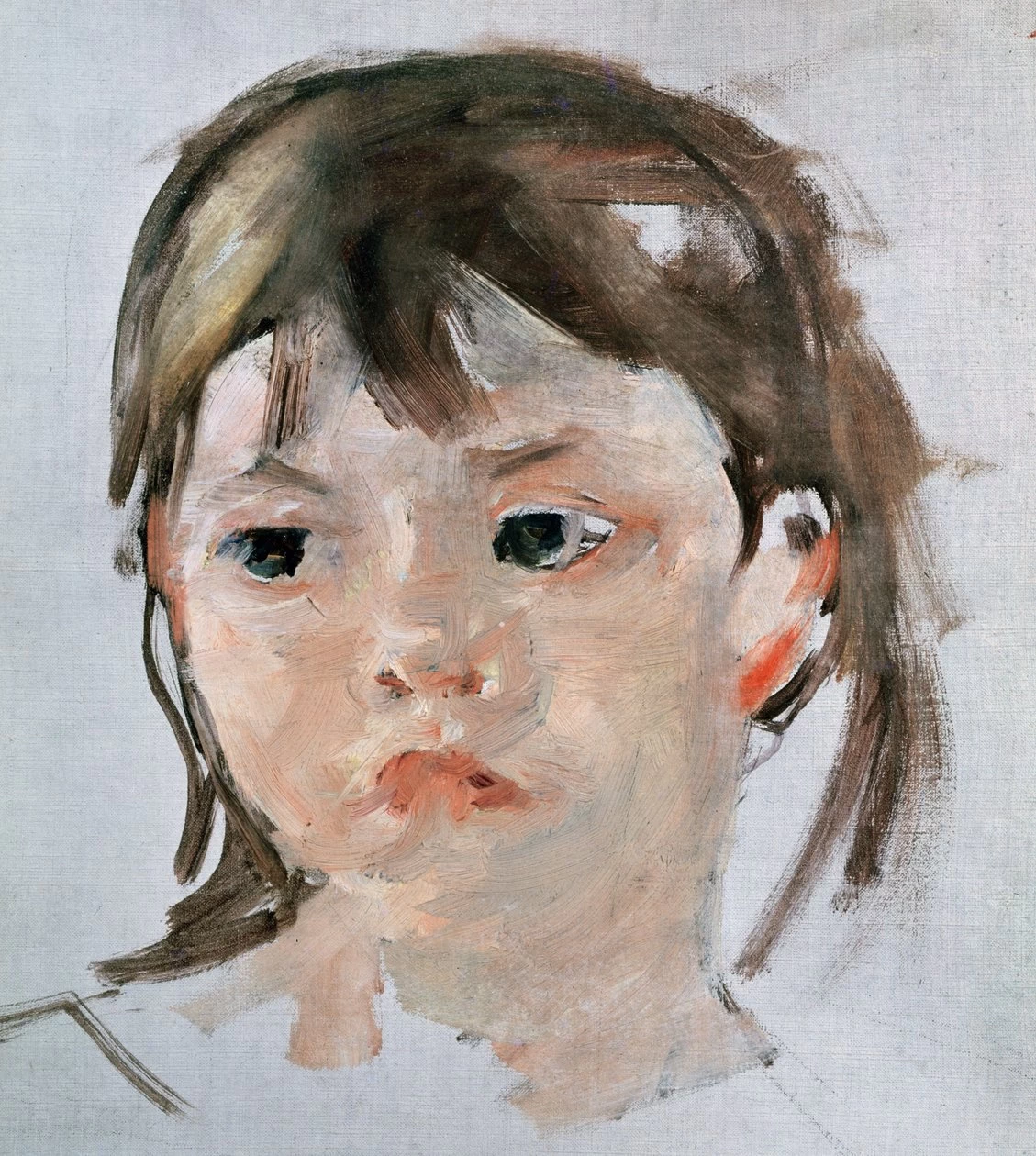 Mary Cassatt - 224, Testa di una ragazza